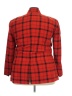 New York & Company Plaid Red Blazer Size XXL - photo 2