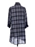 Moonlight Plaid Gray Casual Dress Size S - photo 2