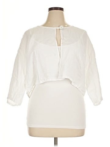 Match Point U.S.A. 3/4 Sleeve Blouse (view 1)