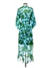 CAbi 100% Polyester Tropical Green Cocktail Dress Size XS - photo 2
