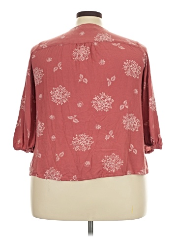 Skies Are Blue 3/4 Sleeve Blouse (view 2)