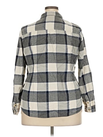 American Eagle Outfitters Long Sleeve Button-Down Shirt (view 2)
