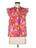 Aqua Pink Short Sleeve Blouse Size M - photo 1