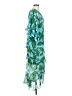CAbi 100% Polyester Tropical Green Cocktail Dress Size XS - photo 4