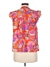 Aqua Pink Short Sleeve Blouse Size M - photo 2