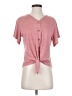 Weatherproof Pink Short Sleeve Top Size S - photo 1