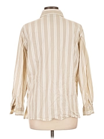 Denim & Co Long Sleeve Button-Down Shirt (view 2)