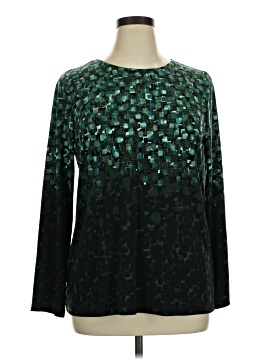 Susan Graver Long Sleeve Blouse