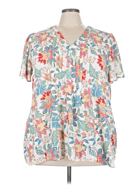 Rose + Olive Short Sleeve Blouse