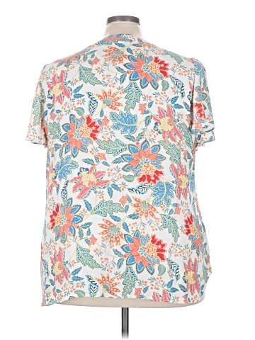 Rose + Olive Short Sleeve Blouse (view 2)