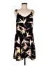 1.State 100% Rayon Tropical Black Casual Dress Size M - photo 1