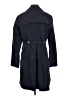 Lands' End 100% Polyester Blue Trenchcoat Size S - photo 2