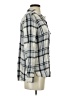 Be Cool Plaid Ivory Long Sleeve Button-Down Shirt Size S - photo 4