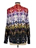 Calvin Klein 100% Polyester Print Purple Long Sleeve Blouse Size L - photo 2