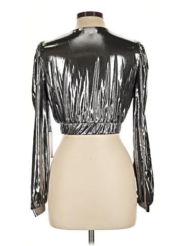 Rose Velvet Long Sleeve Blouse (view 2)