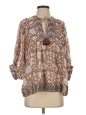 Marea by Liz Joy 3/4 Sleeve Blouse (view 1)