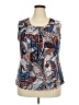 Kasper Blue Sleeveless Blouse Size 2X - photo 1