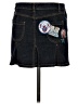McQ Alexander McQueen Blue Denim Skirt Size EU 40 / US 10 - photo 2
