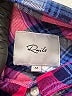 Rails 100% Rayon Plaid Pink Short Sleeve Button-Down Shirt Size M - photo 7