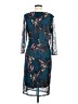 En Focus Studio 100% Polyester Paisley Teal Cocktail Dress Size 12 - photo 2
