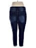 ROYALTY Solid Blue Jeans Size 20 - photo 2