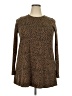 Show Me Your Mumu Animal Print Brown Pullover Sweater Size XXL (estimated) - photo 1