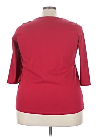 Woman Within 3/4 Sleeve T-Shirt (view 2)