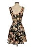 Lucca Couture 100% Polyester Floral Black Cocktail Dress Size 2 - photo 2