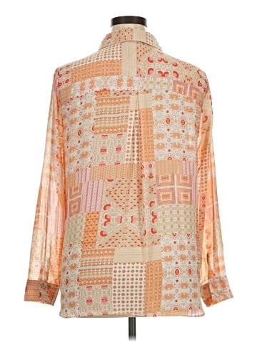Rose + Olive Long Sleeve Blouse (view 2)