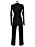 H&M 100% Polyester Solid Black Jumpsuit Size M - photo 2