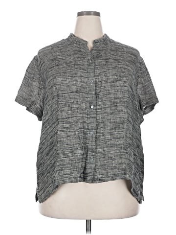 Eileen Fisher Short Sleeve Blouse (view 1)