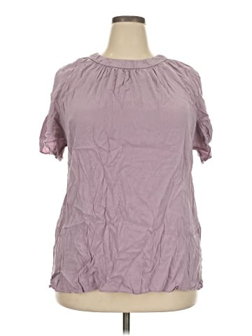 Universal Standard Short Sleeve Blouse (view 1)