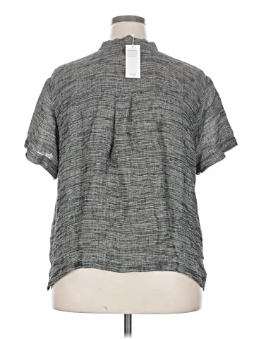 Eileen Fisher Short Sleeve Blouse (view 2)