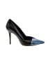 Elizabeth and James Color Block Blue Heels Size 7 1/2 - photo 1