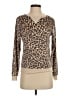 Honeydew Animal Print Brown Pullover Sweater Size XS - photo 1