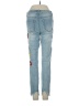 Indigo Rein Floral Blue Jeans Size 0 - photo 2
