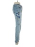Indigo Rein Floral Blue Jeans Size 0 - photo 4