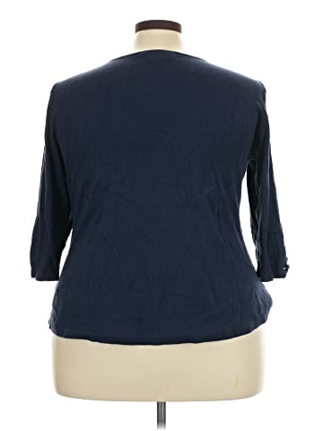 Karen Scott 3/4 Sleeve Top (view 2)