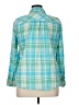 Talbots 100% Cotton Plaid Green Long Sleeve Button-Down Shirt Size 1X - photo 2