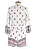 En Creme 100% Rayon Paisley White Romper Size M - photo 2