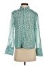 Nic + Zoe 100% Polyester Teal Long Sleeve Blouse Size P (petite) - photo 1