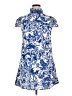 Alice + Olivia 100% Polyester Paisley Blue Cocktail Dress Size 14 - photo 1