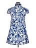 Alice + Olivia 100% Polyester Paisley Blue Cocktail Dress Size 14 - photo 2
