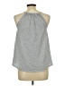 Rewind 100% Polyester Blue Sleeveless Blouse Size L - photo 2