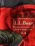 L.L.Bean 100% Polyester Color Block Red Windbreaker Size 8 - photo 3
