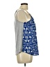 Rewind 100% Polyester Blue Sleeveless Blouse Size L - photo 4