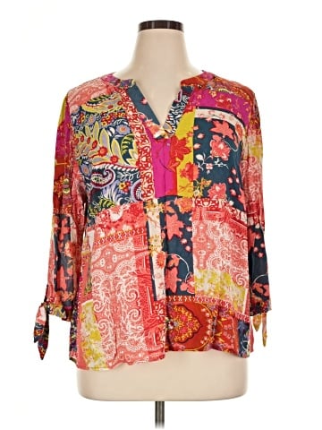 Jones & Co 3/4 Sleeve Blouse (view 1)