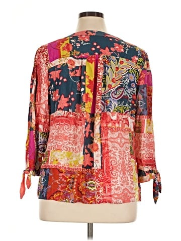 Jones & Co 3/4 Sleeve Blouse (view 2)