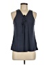 Madison Blue Sleeveless Blouse Size L - photo 1