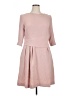 The Fold 100% Polyester Solid Pink Cocktail Dress Size 16 - photo 1